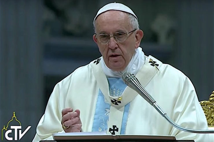 El Papa en la homilía dedicada a María