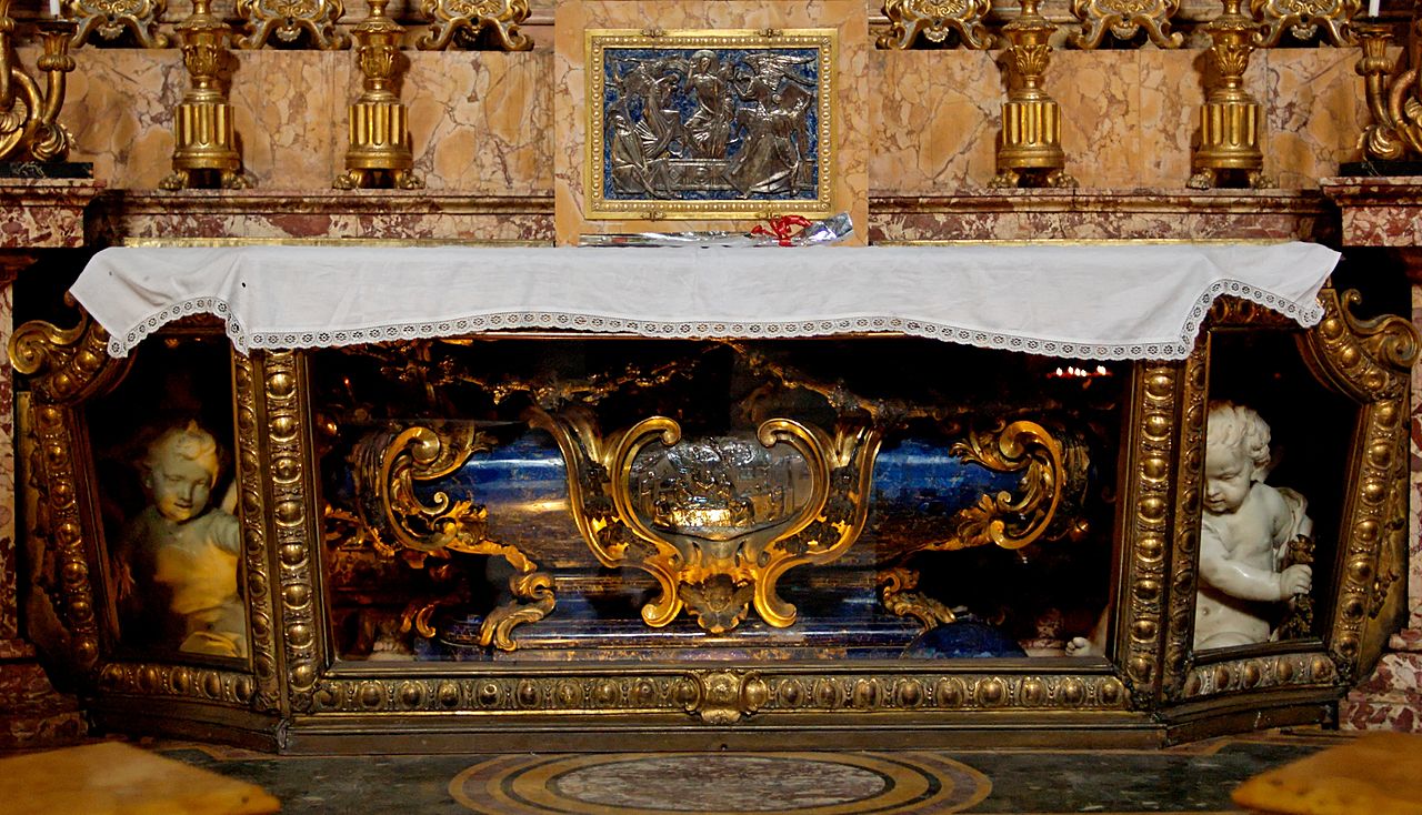 Tomb of St. Aloysius Gonzaga. Sant'Ignazio