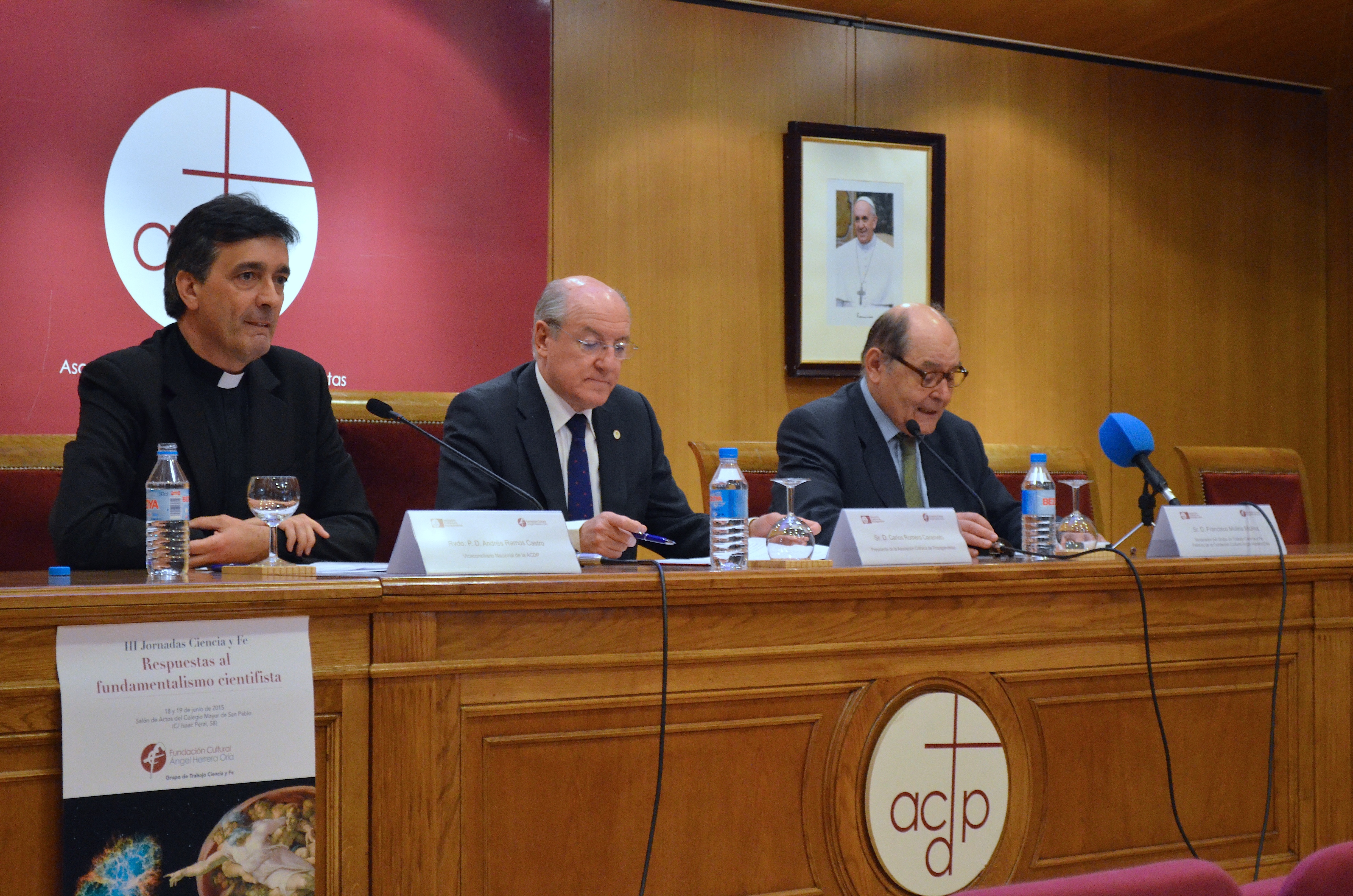 Opening of the Third Conference Science and Faith in Madrid