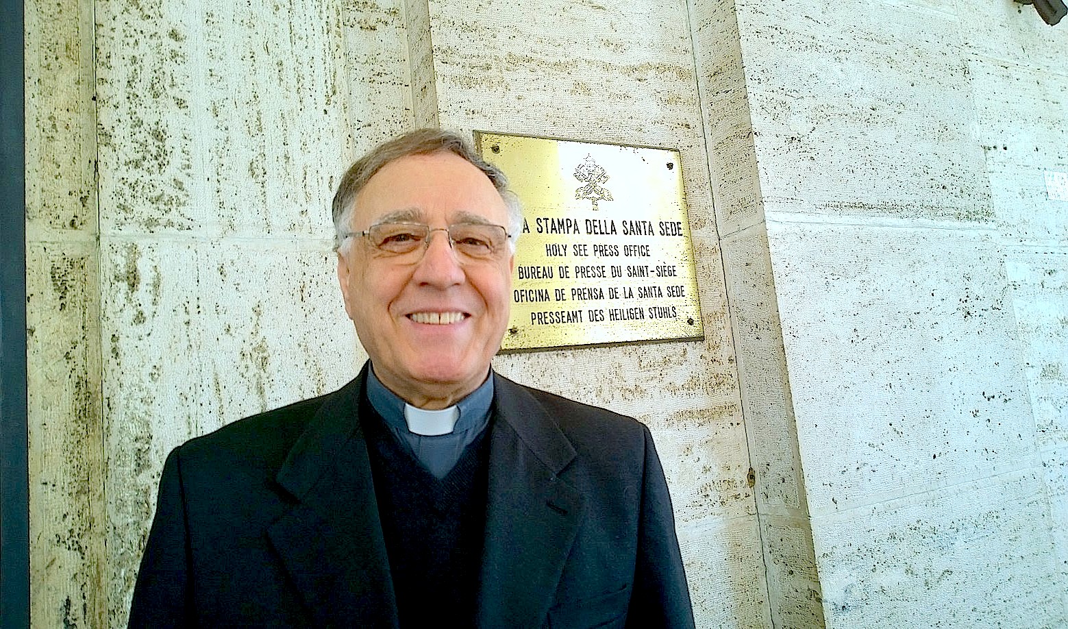 Father Ciro Benedettini deputy director of Holy See press office
