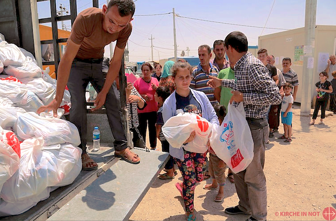 Food aid by ACN for 13 000 families of refugees in Erbil