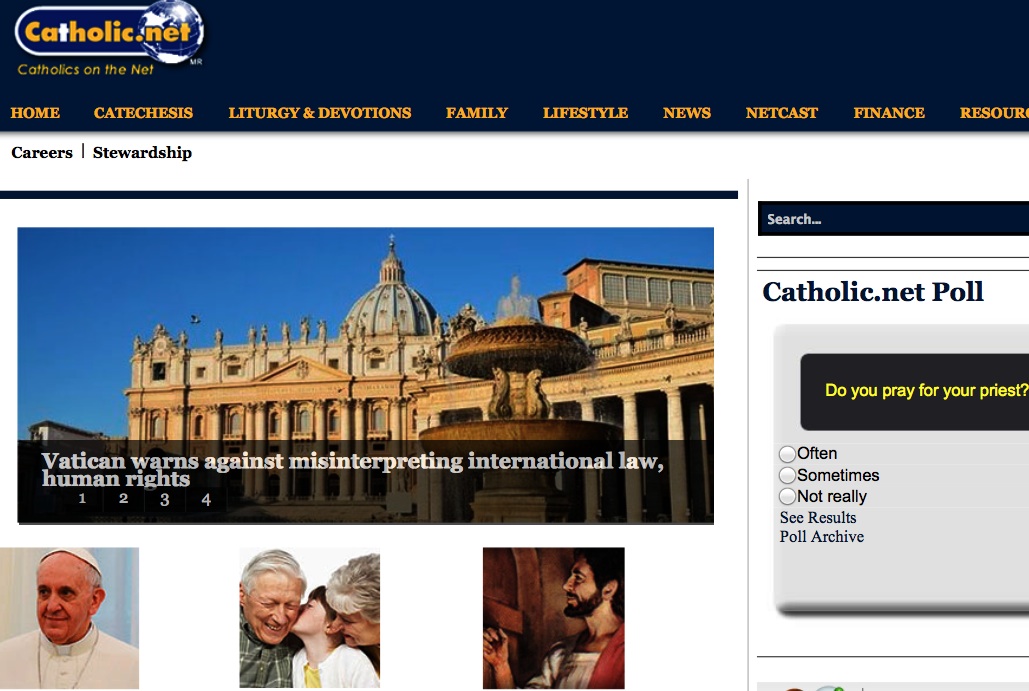 Catholic net website