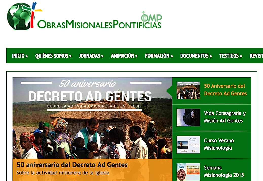 Web of Obras Misionales Pontificias