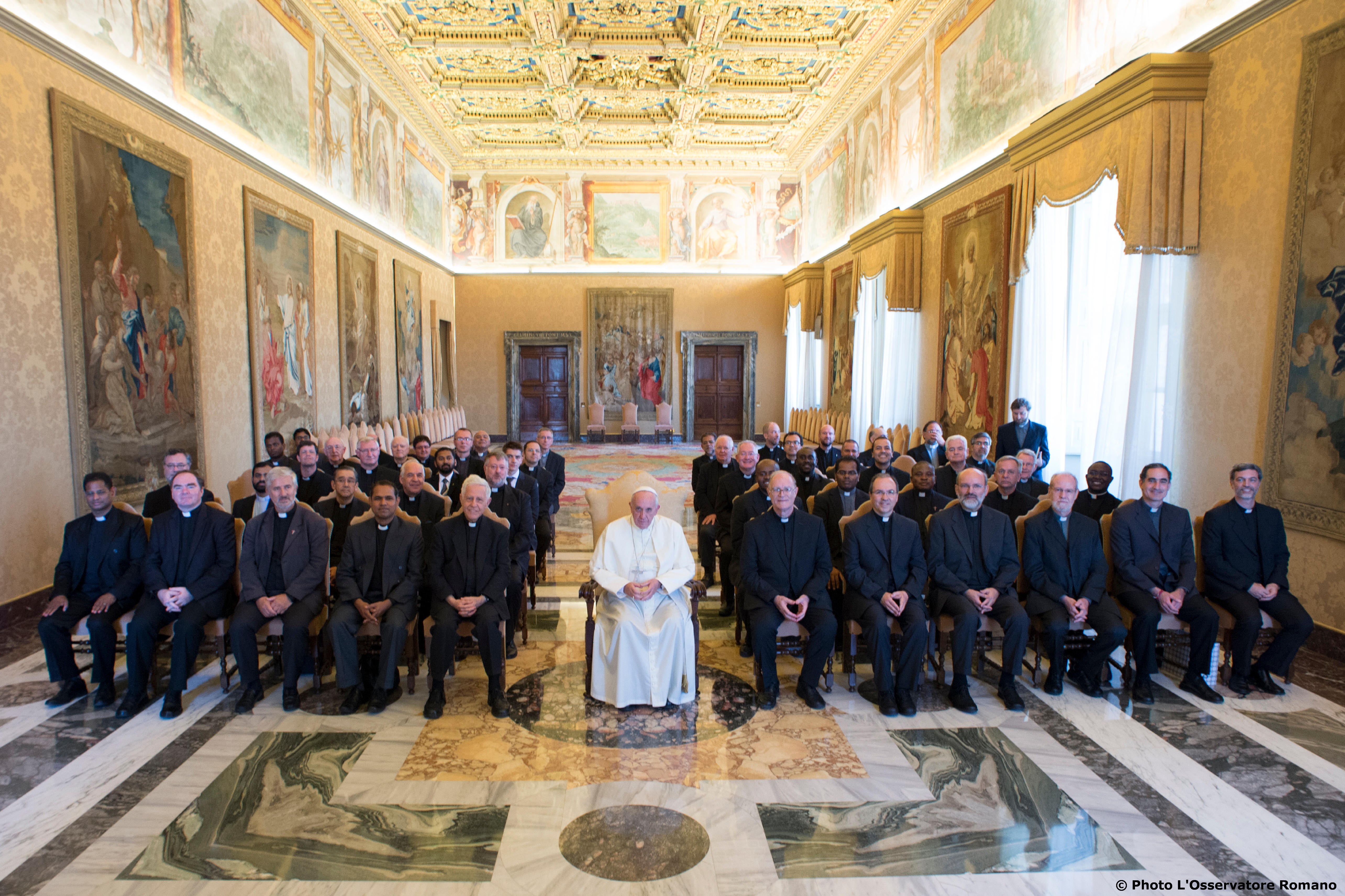 Pope Francis meets General Chapter of the Schoenstatt Fathers