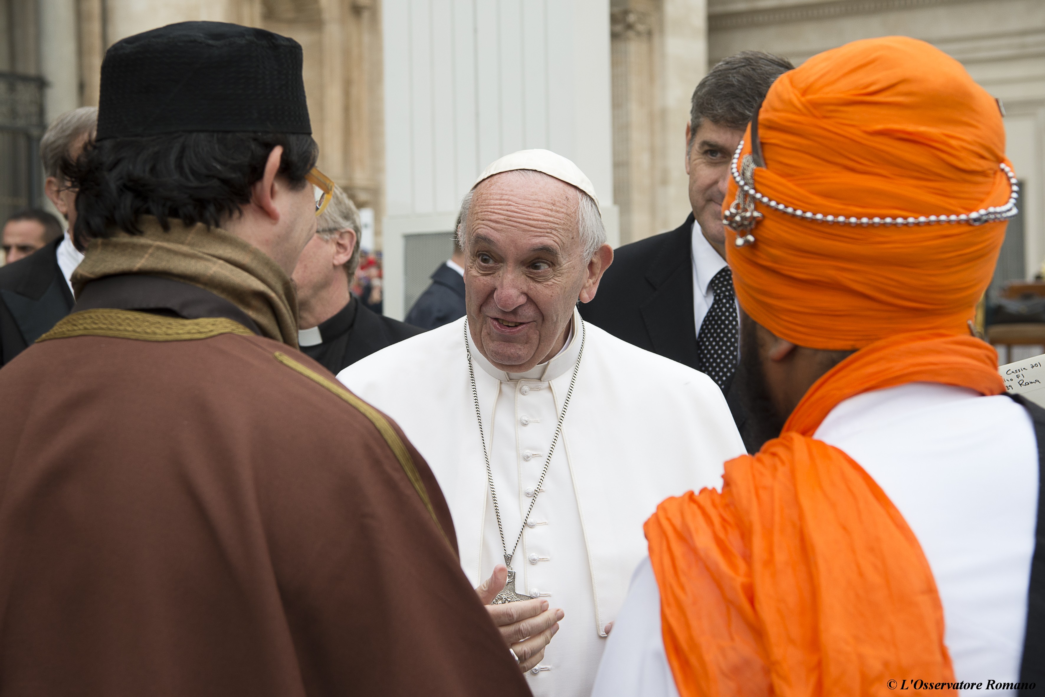 "Interreligious" General Audience in St. Peter's Square of Wednesday