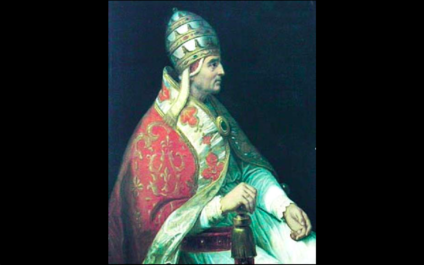 Portrait of pope Urban V