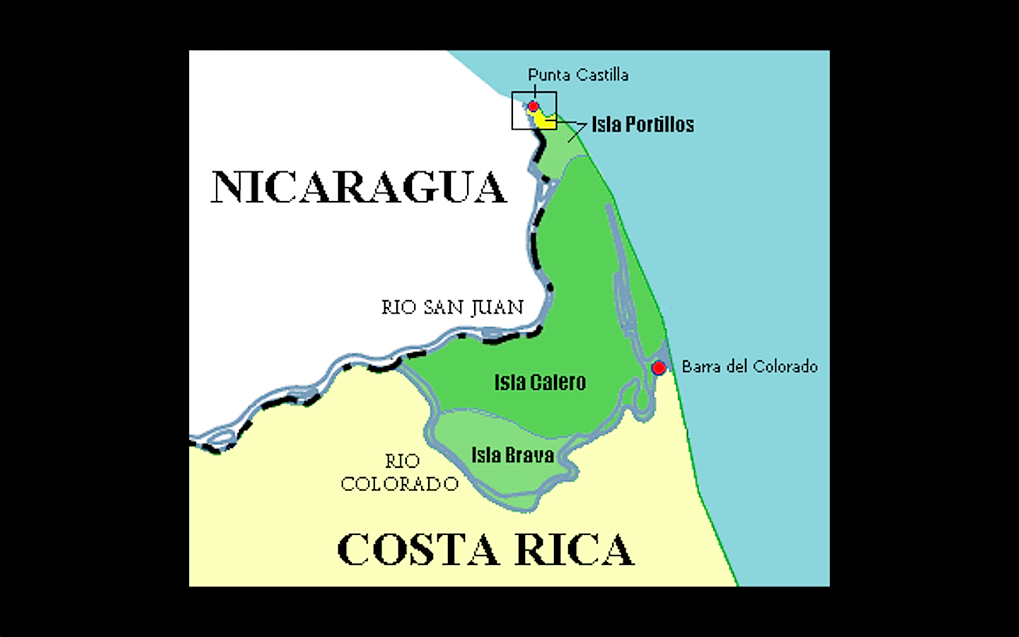 Territorial Limits between Costa Rica and Nicaragua