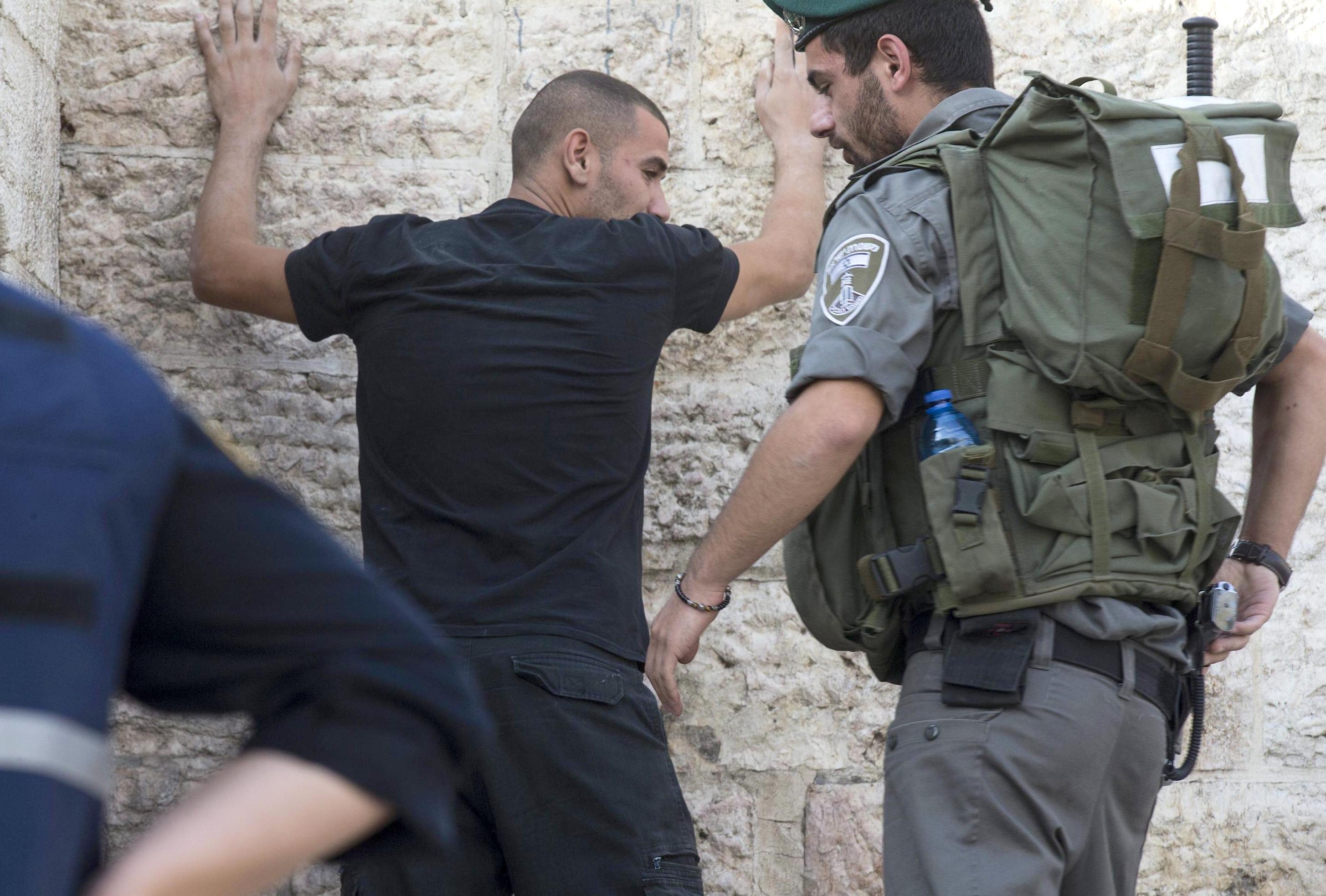 Israeli beefed up security in the old city of Jerusalem - 13 Oct. 2015