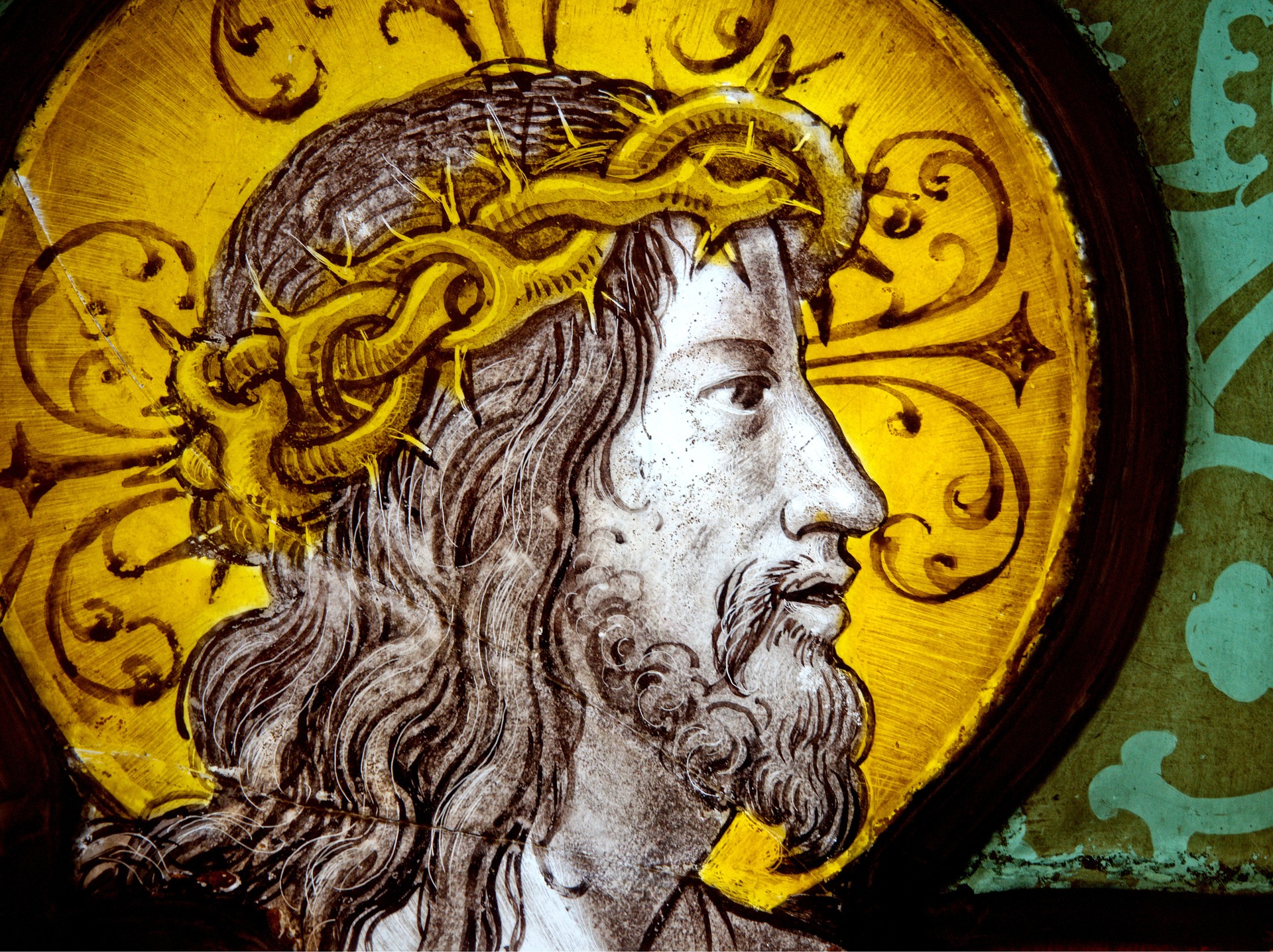 Jesus wearing the Crown of Thornes