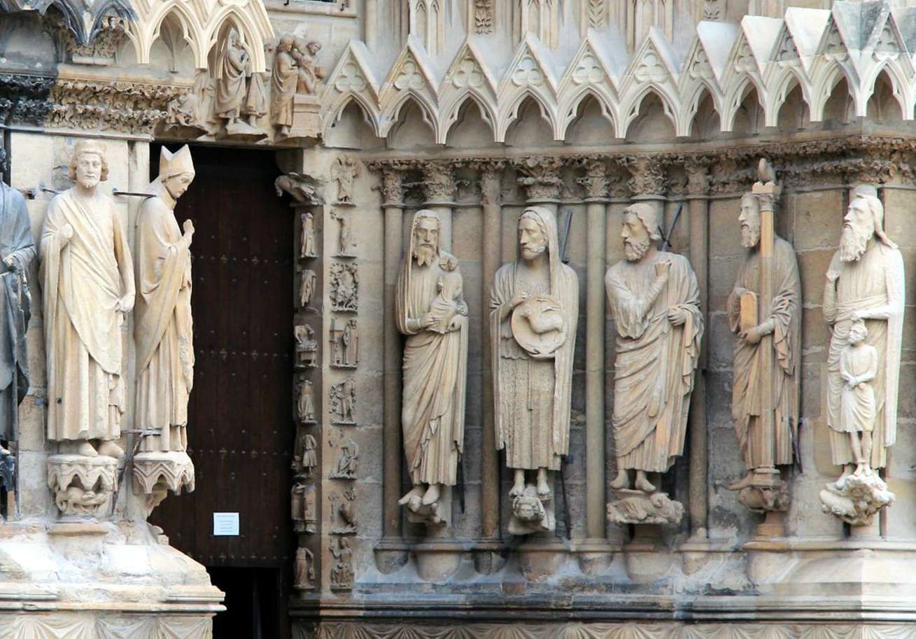 Sculptures of saints