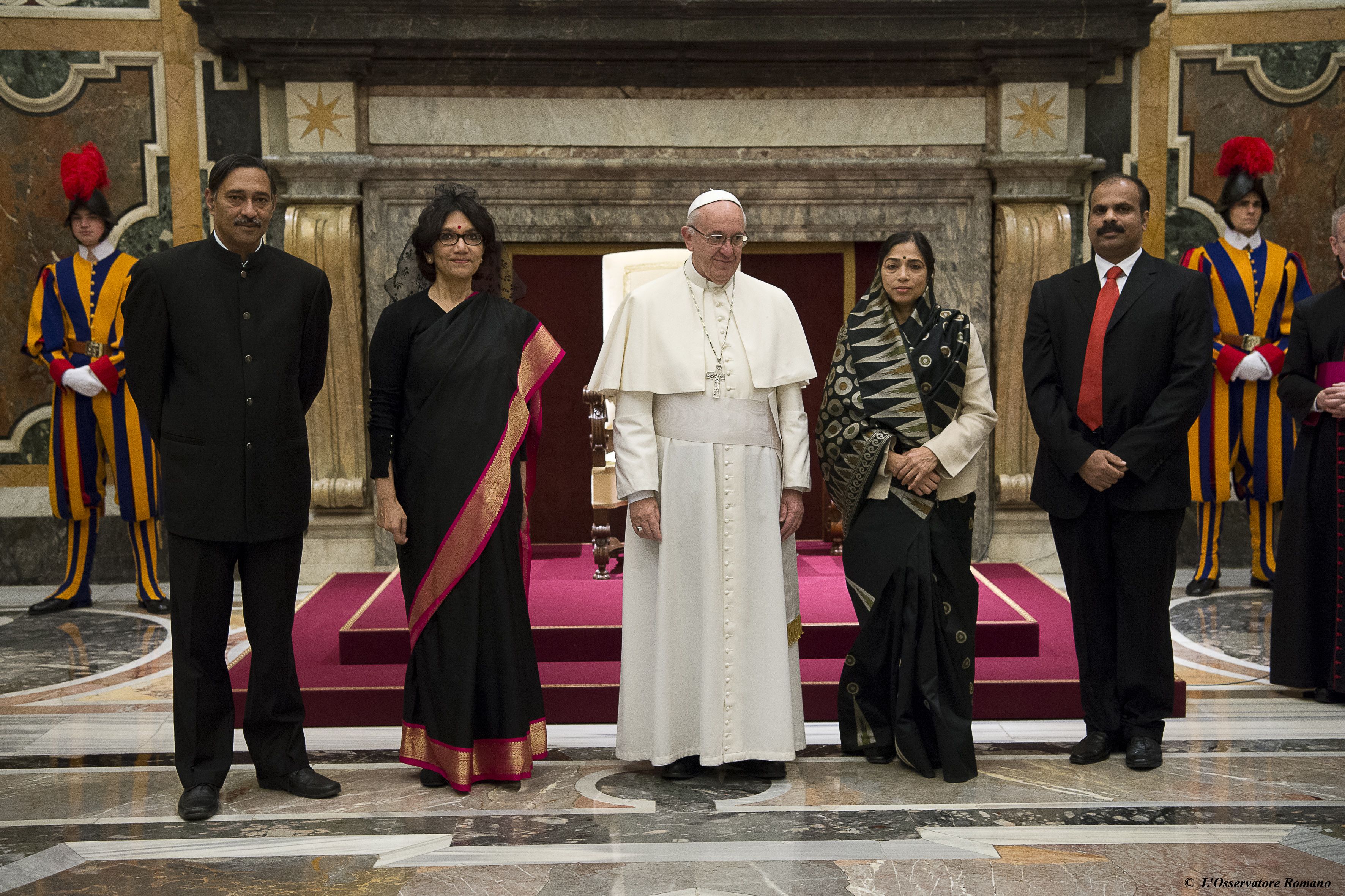 Pope Francis receives new ambassadors at the Holy See
