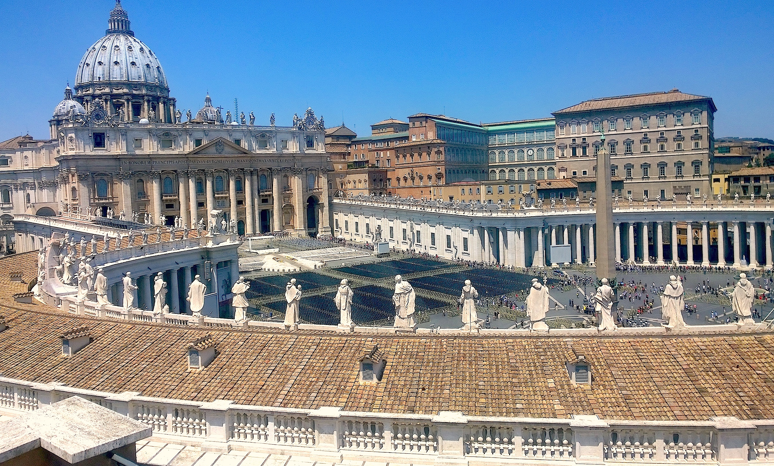 El Vaticano desde la columnata de San Pedro (Foto ZENIT cc)