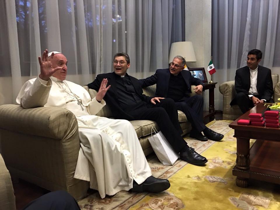 Reunión en México del equipo de gobierno de los Jesuitas con el papa Francisco
