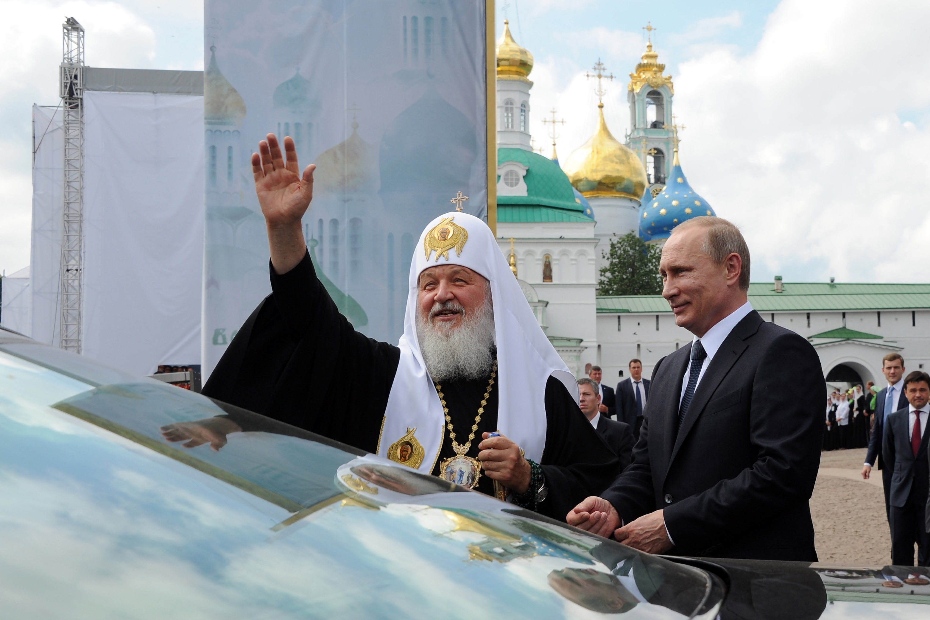 El presidente ruso con el patriarca Kirill