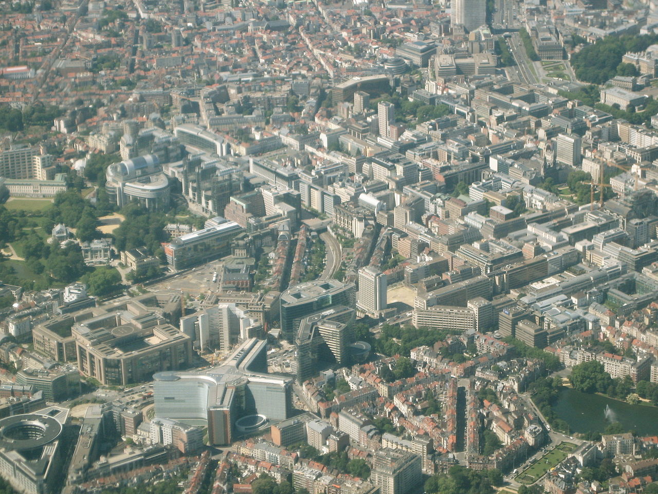 El barrio europeo de Bruselas
