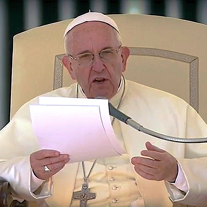 El Papa en la audiencia del miércoles