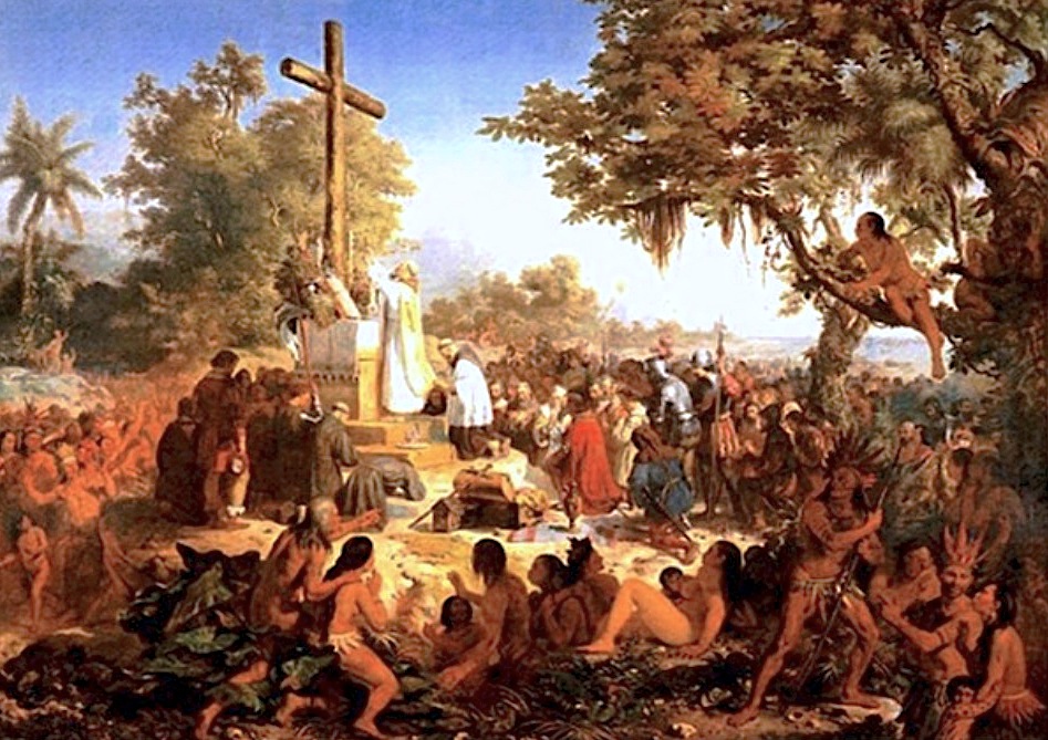 La primera misa celebrada en Brasil fue el 26 de abril de 1500