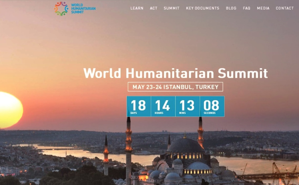 Logo de la Cumbre Mundial Humanitaria