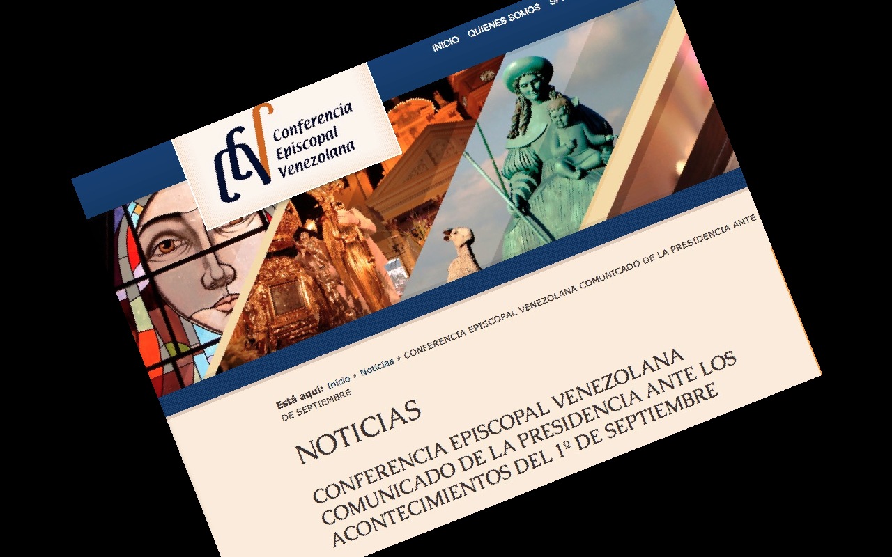 Web de la Conferencia episcopal venezolana