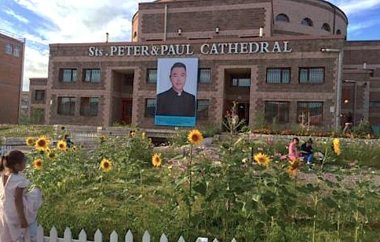 Iglesia catedral de san Pedro y san Pablo en Ulan Bator, capital de Mongolia (Foto Fides PM)