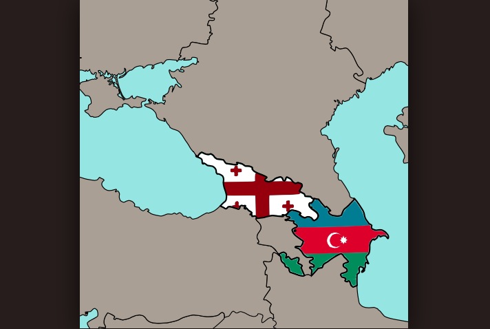 Georgia y Azerbaiyán (Commons Wikimedia pd)