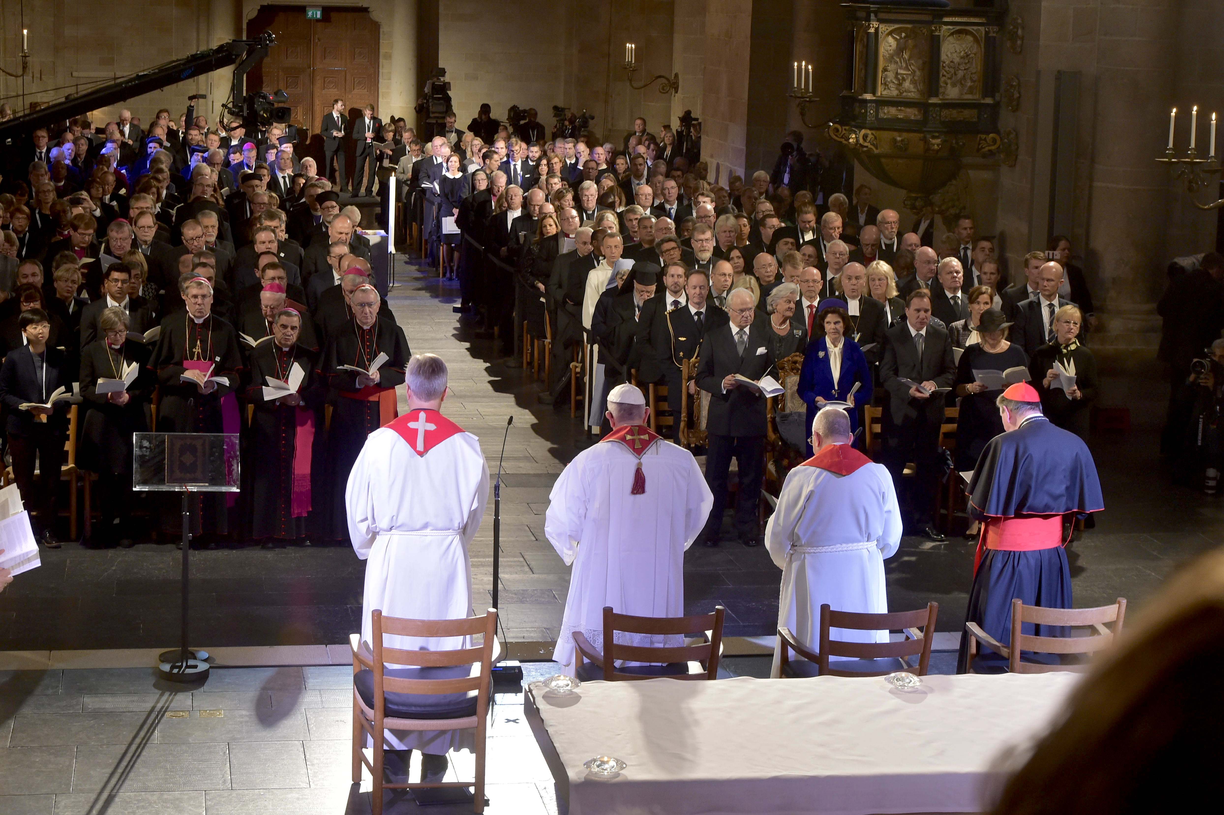 Texto completo del papa Francisco en la oración ecuménica en Suecia, en la catedral luterana de Lund