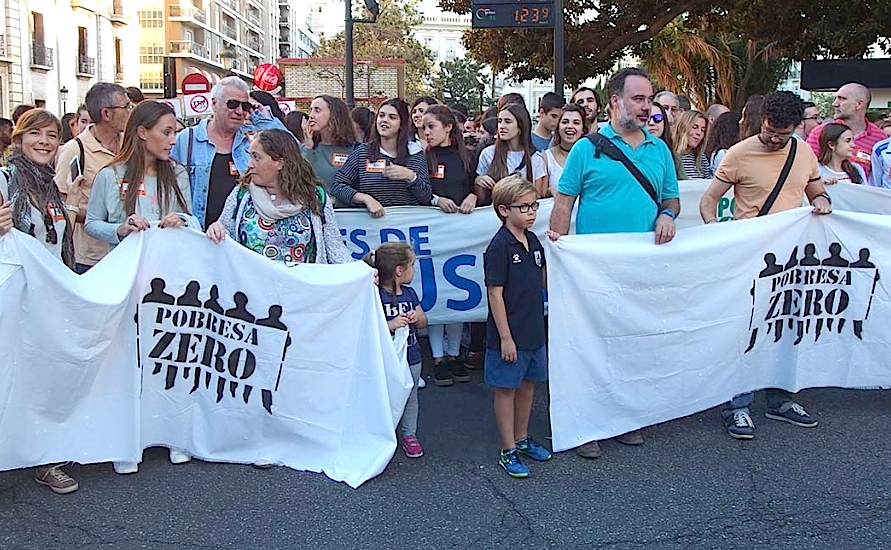 Valencia marcha pobreza cero - (foto Ans)