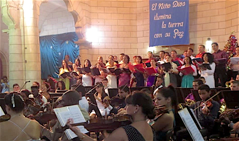 El concierto de Navidad de la Sinfónica de Holguín (Fto. arquidiócesis de Holguín)