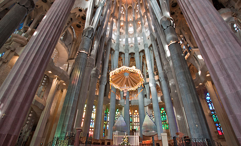 Templo de la Sagrada Familia en Barcelona (Mikipons Wiki commons)