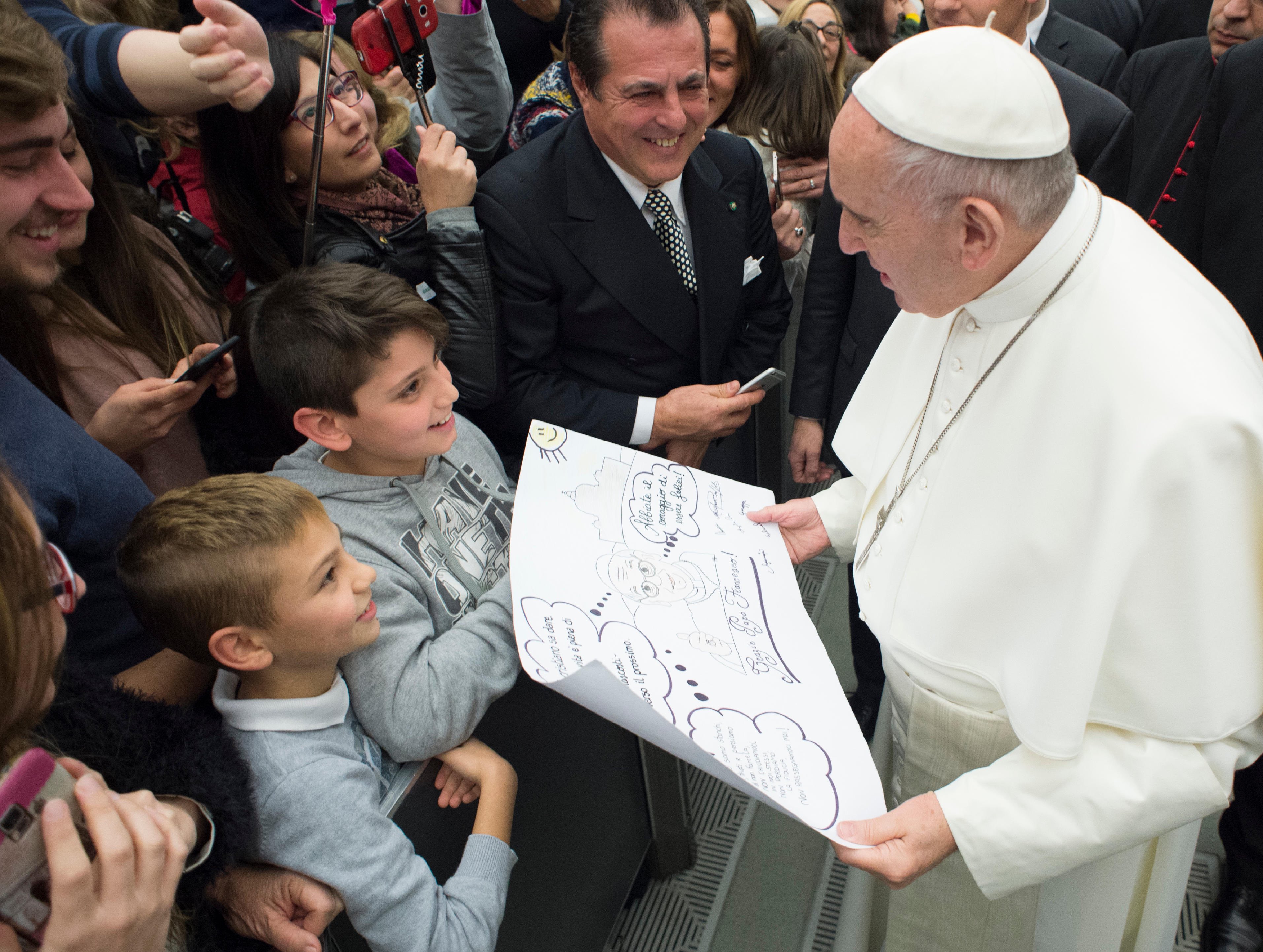 El papa Francisco en la audiencia de los miércoles (Fto. Osservatore © Romano)