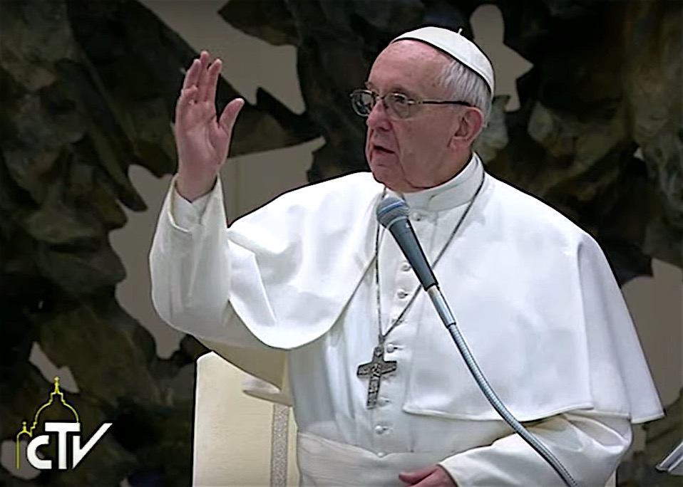 El Papa imparte la bendición apostólica