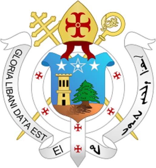 Escudo del patriarca maronita Mar Béchara Boutros Raï