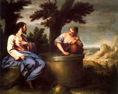 Jesús y la Samaritana (Madrid, Museo Reale Academia bellas artes de s.Fernando