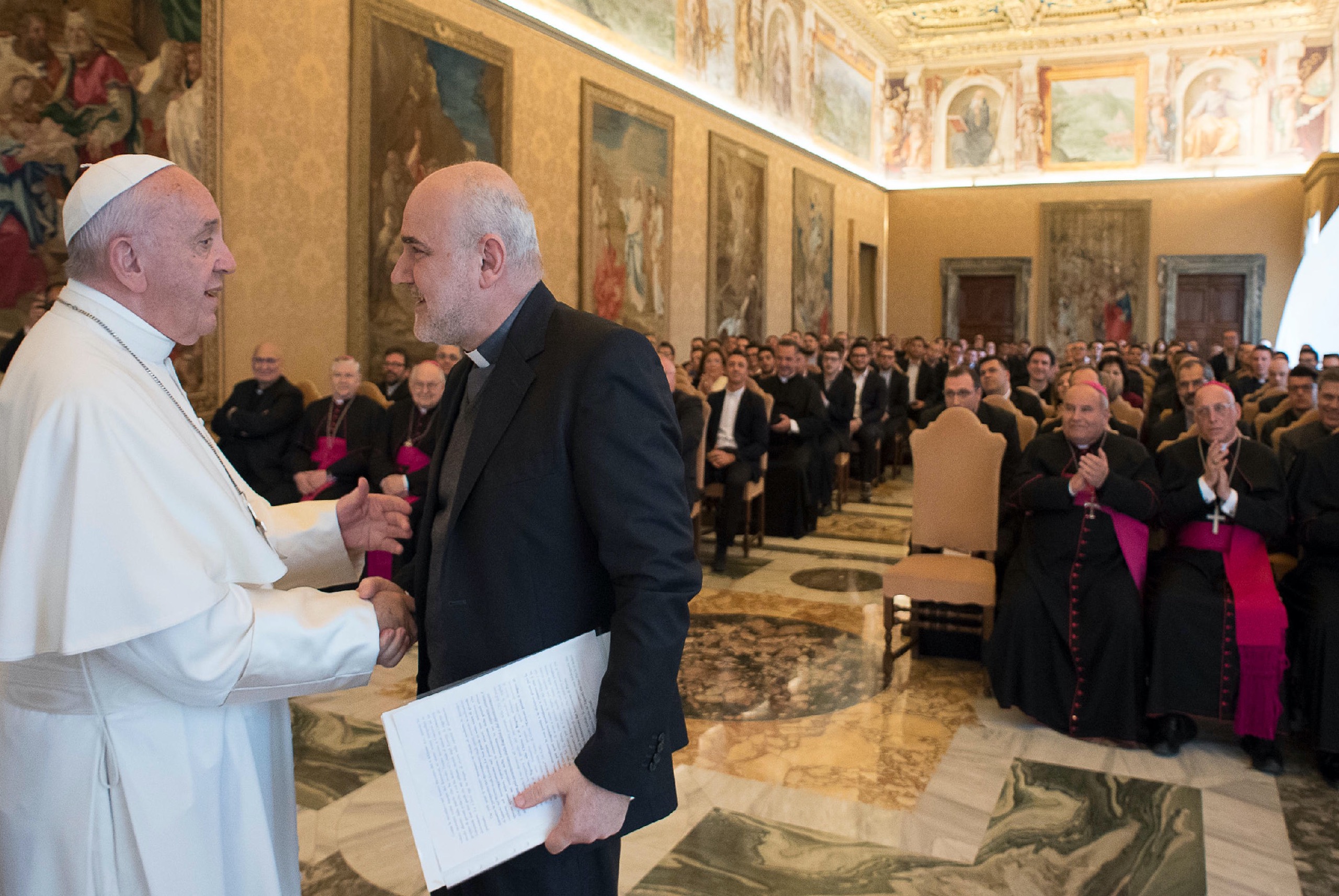 El Papa a los seminaristas de Posillipo (Osservatore © Romano)
