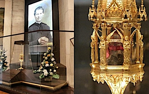La reliquia de Don Bosco (fto. Ans)