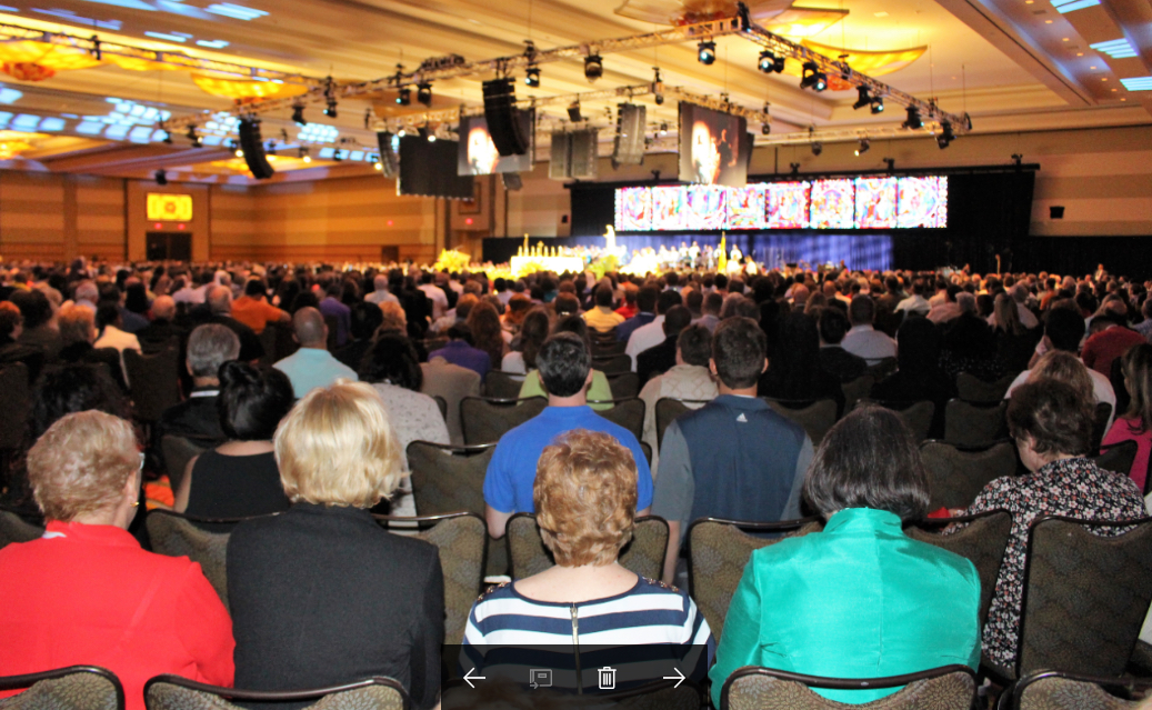Una sesión del congreso misionero convocado por la USCCB (Enrique © Soros)