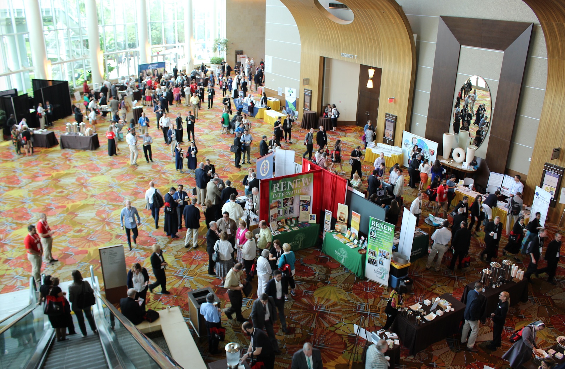Panorámica de la 'reception' en el Congreso de Orlando (Fto. Enrique Soros cc)