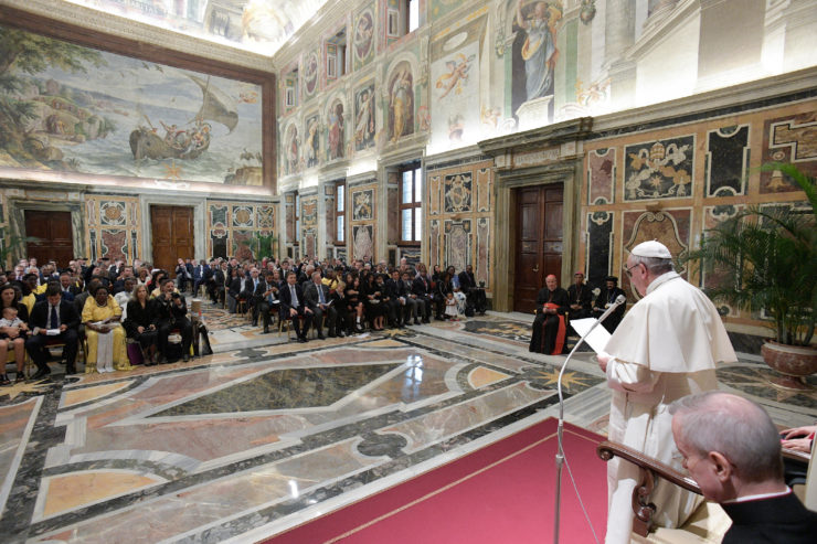 Audiencia con la Red Internacional de Legisladores Católicos © Osservatore Romano