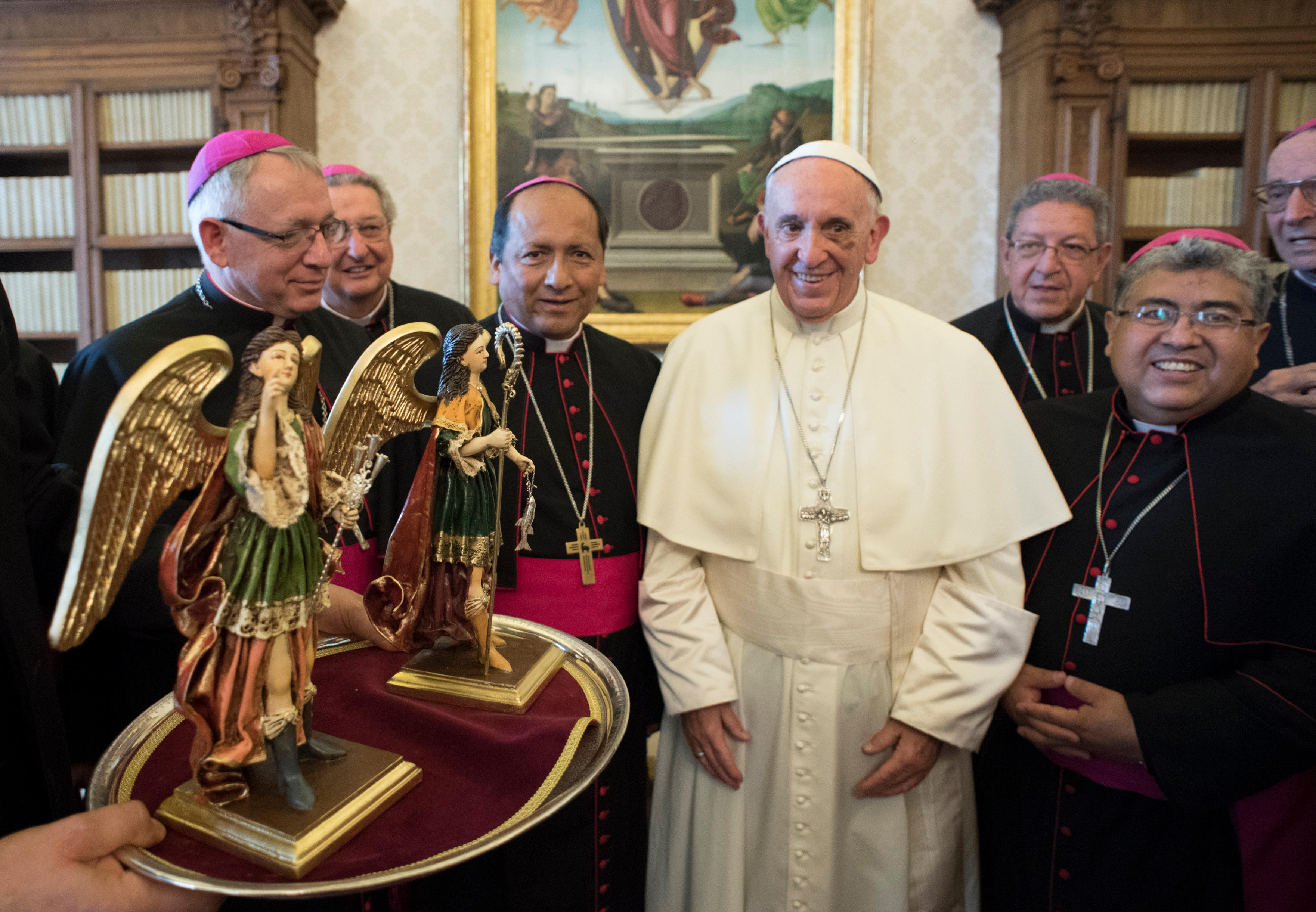 Los obispos de Bolivia con el Papa Francisco 18/09/2017 © L´Osservatore Romano