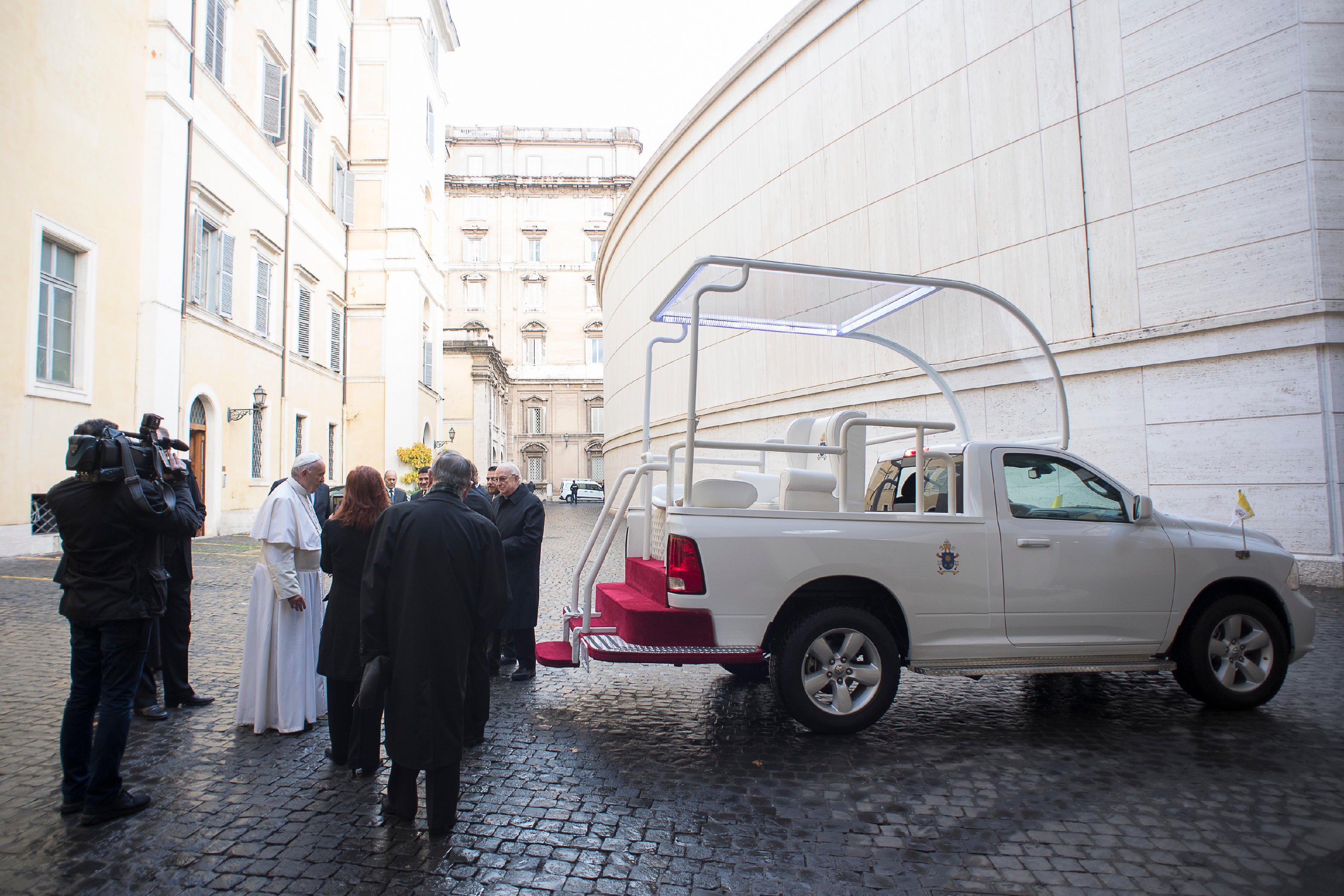 Vehículo que utilizó el Papa en México en 2016 © L´Osservatore Romano