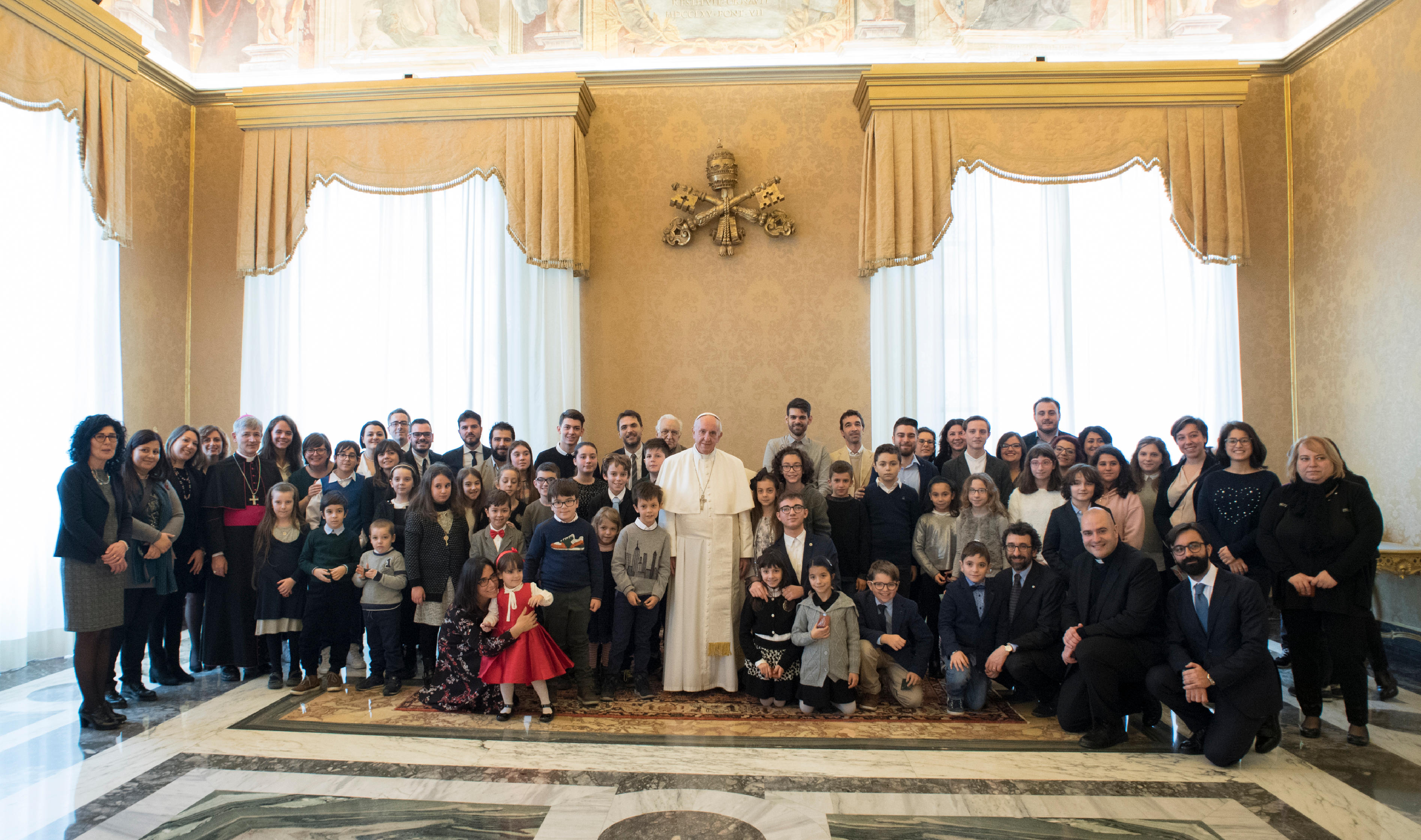 El Papa recibió a los chicos de Acción Católico Italia © L´Osservatore Romano