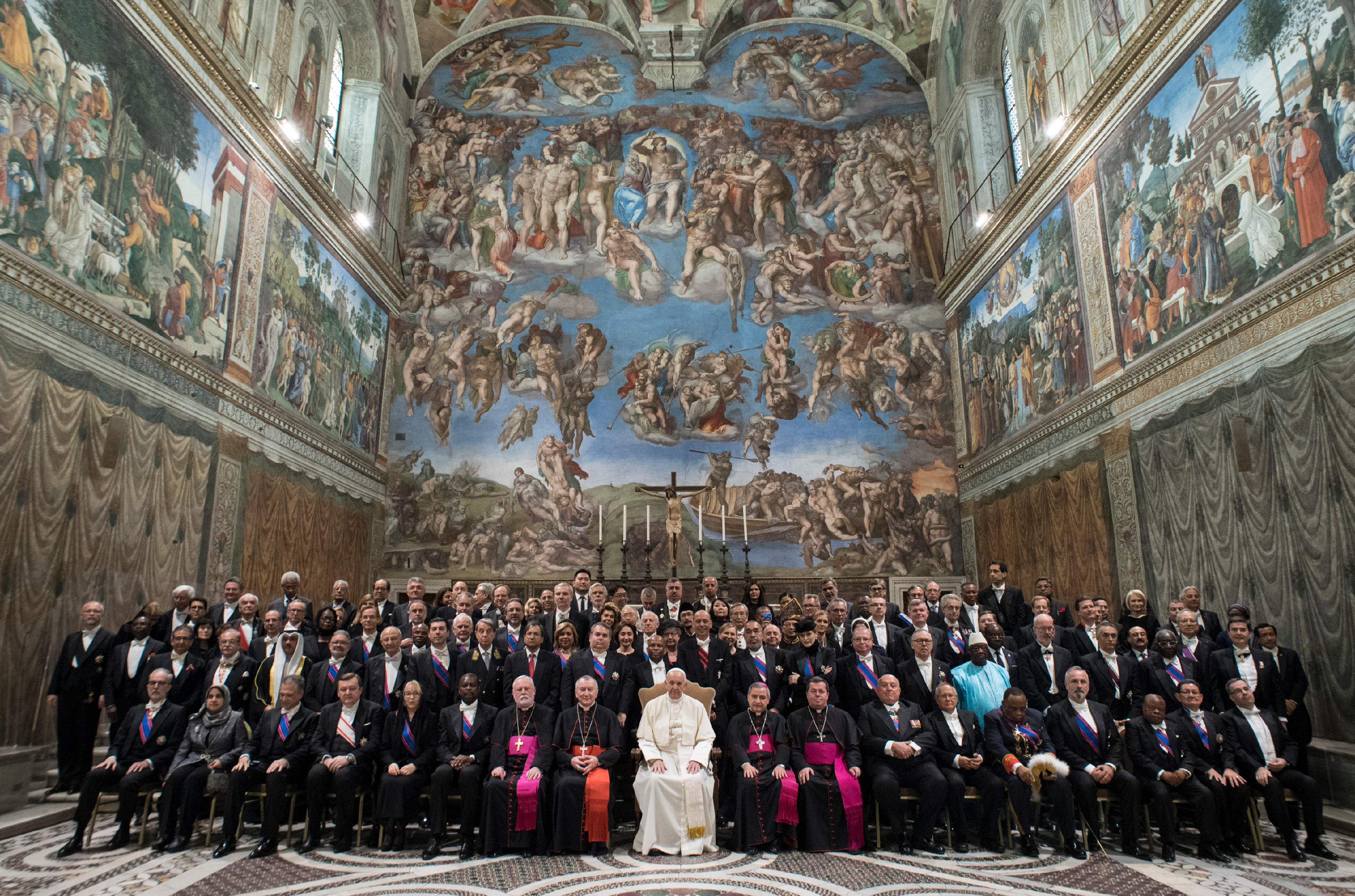 Encuentro del Papa con los miembros de Cuerpo Diplomático © L´Osservatore Romano