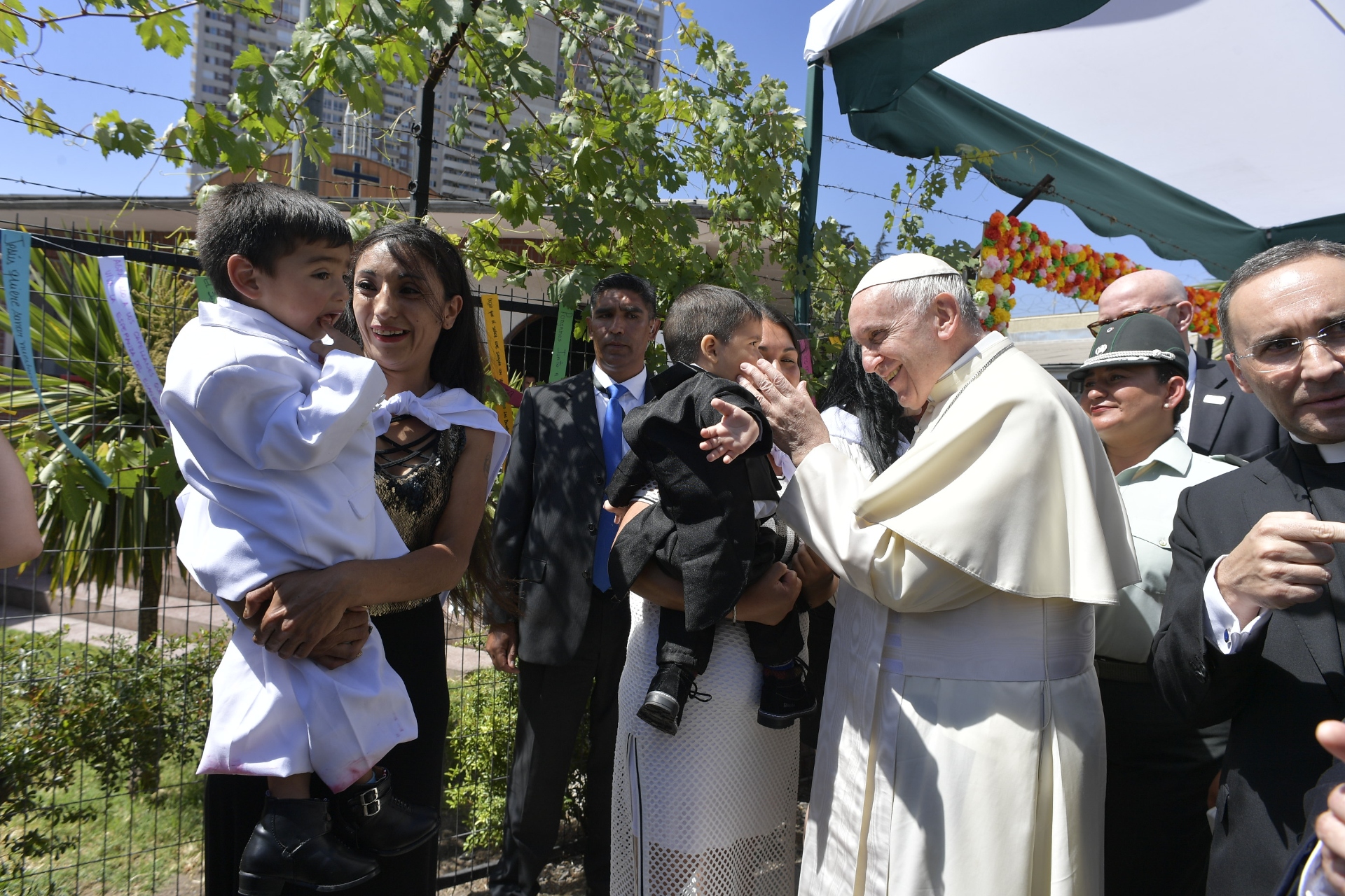 El Papa visita el Centro Penitenciario Femenino de Santiago © L'Osservatore Romano