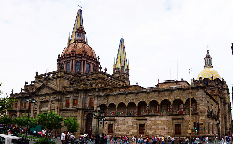 Catedral de Guadalajara, México. Wikimedia Commons/ Elias Garcia-Ortiz