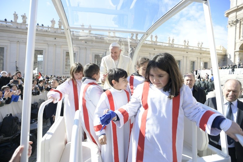 Francisco ha celebrado el primer día de la primavera © Vatican Media
