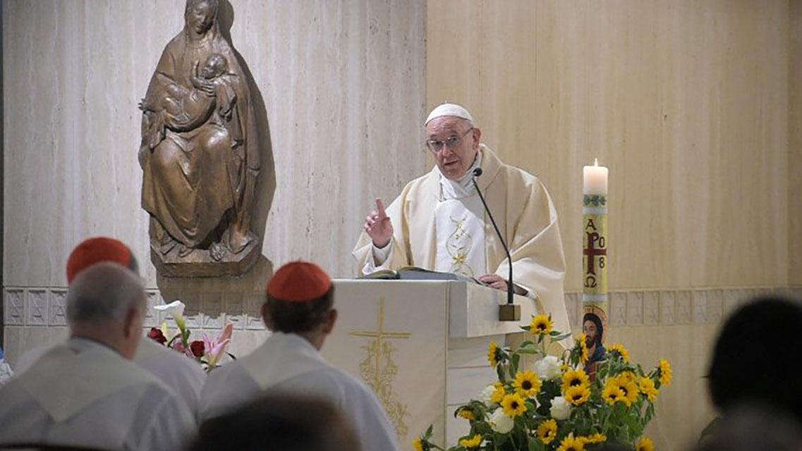 Misa del Papa en Santa Marta 24 abril 2018 © Vatican News