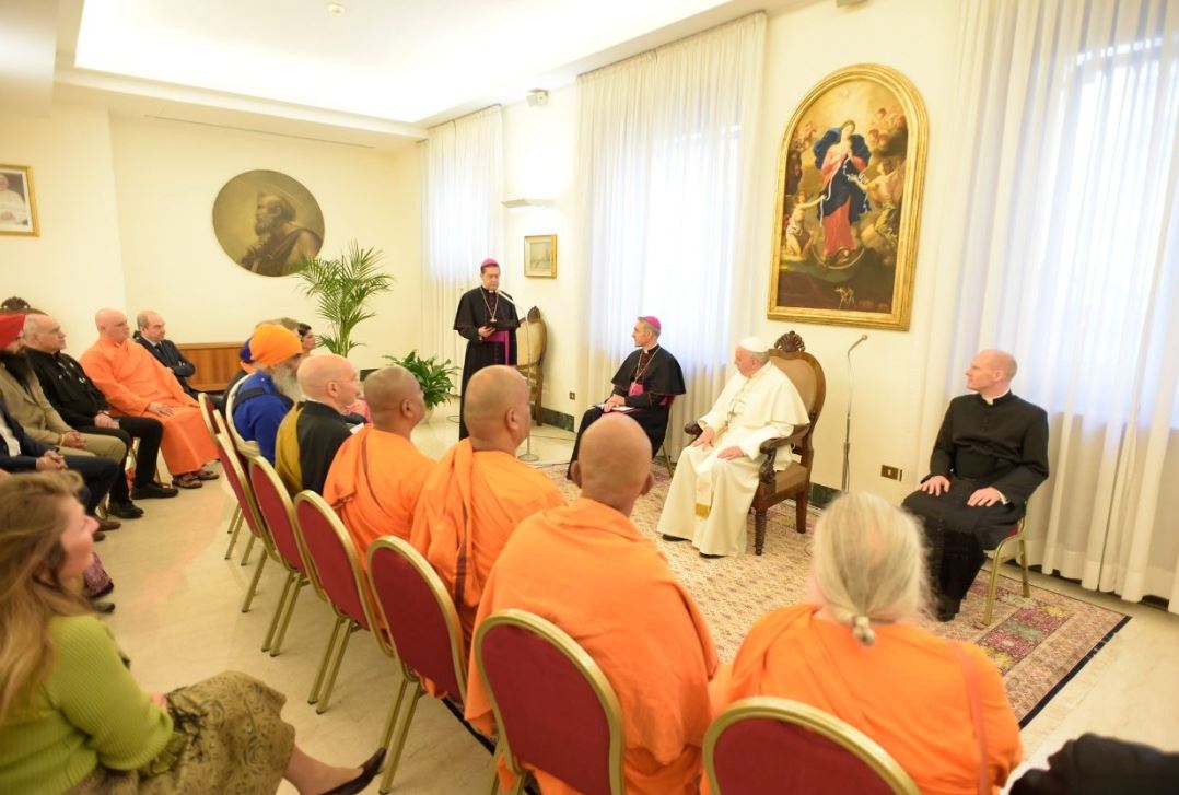 Budistas, jainistas, hinduistas © Vatican Media