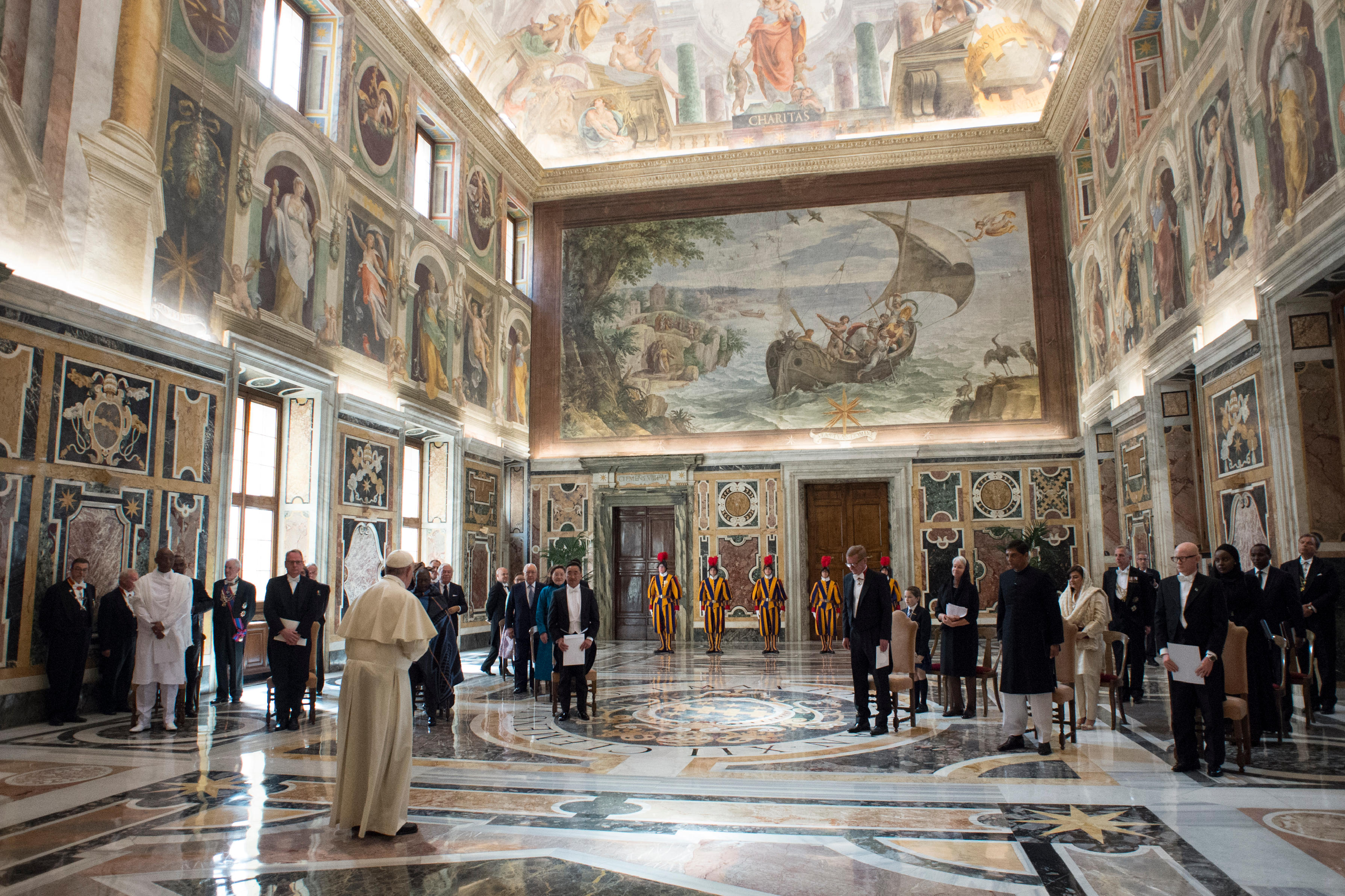 El Papa ha recibido a nueve nuevos embajadores en la Santa Sede © Vatican Media