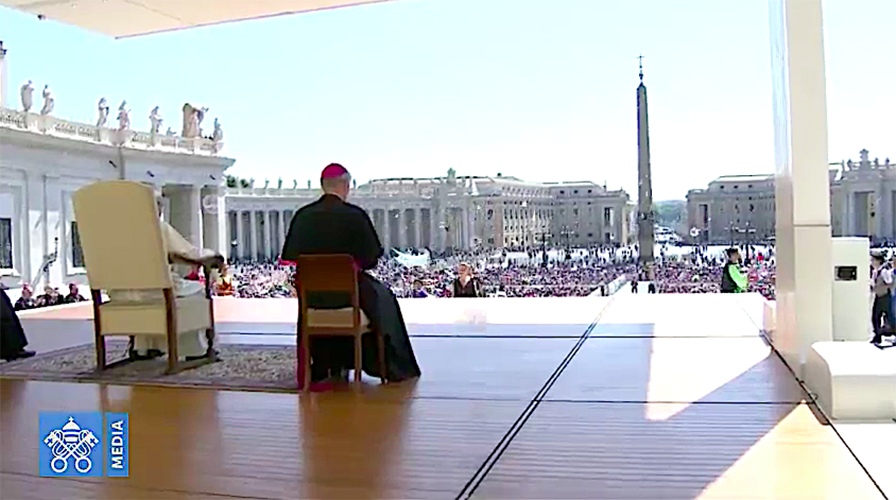 Audiencia general 20 junio 2018. Captura pantalla Vatican Media