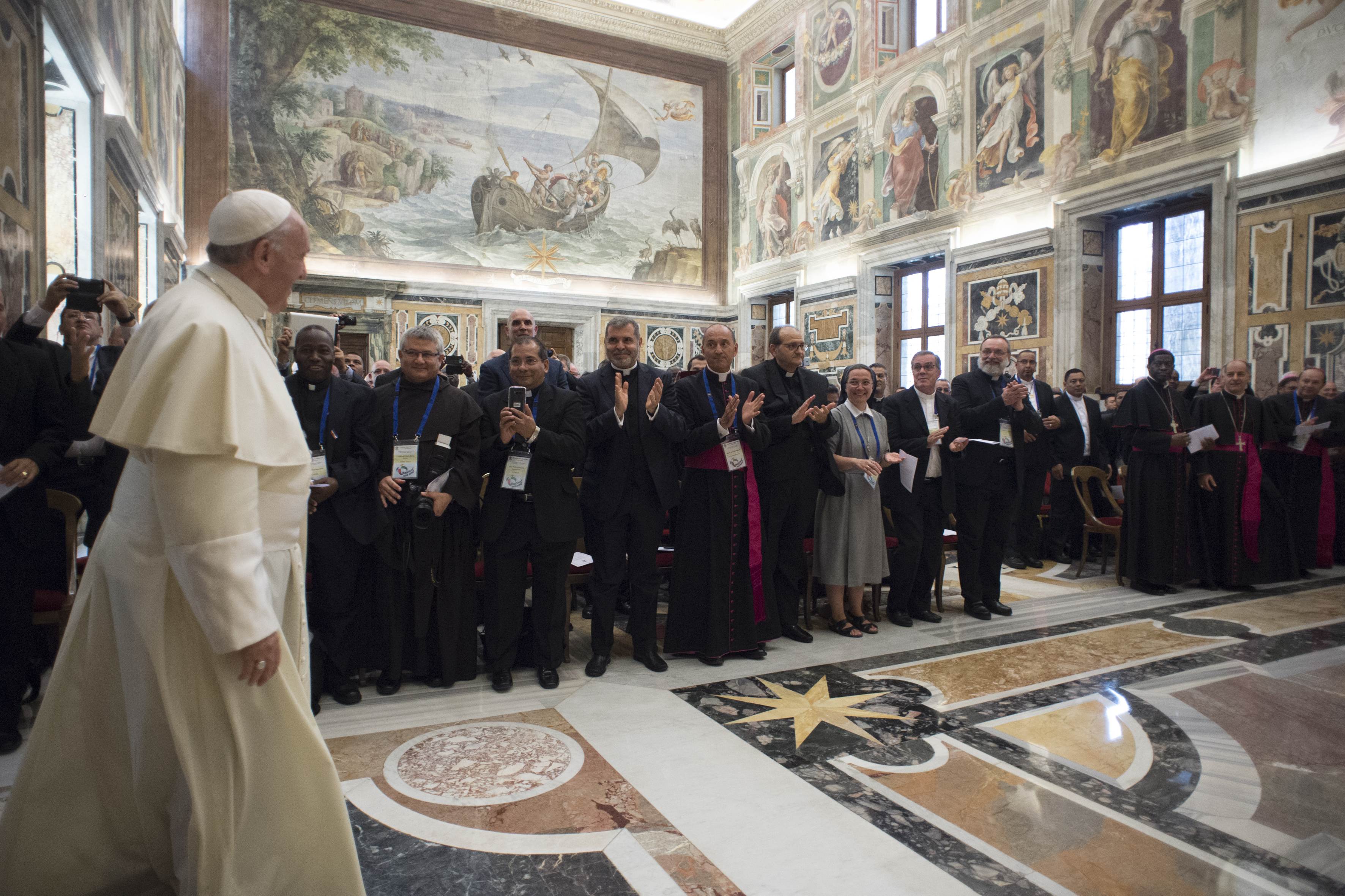 Audiencia del Papa con los directores nacionales © Vatican Media